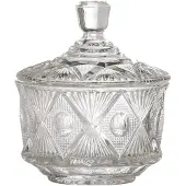 Bloomingville Voorraadpot glas transparant Ninya 11cm