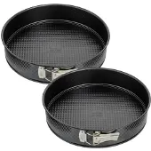 Zenker Set van 2 springvormen met scharnier 24 cm Black Metallic