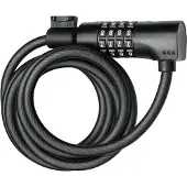 Axa Kabelslot Resolute 180/8, codeerbaar, lengte 180 cm, diameter 8 mm, zwart