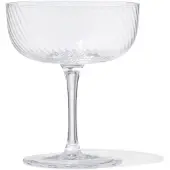 HEMA Coupe Bergen Glas Twist Reliëf (transparant)