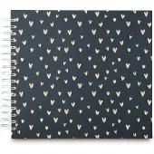 Hama Spiraalalbum Lovely - 28x24 cm - 50 witte pagina's - blauw
