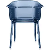 Kartell Papyrus Stoel - Set van 2 Smoke Brown