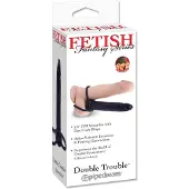 Fetish Fantasy voorbinddildo Double Trouble zwart,beige