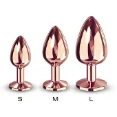 Dorcel - Diamond - Metalen Buttplug - Rosé Goud Large