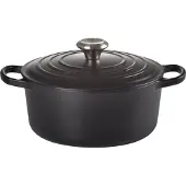 Le Creuset Signature Ronde Braadpan 24 cm Mat Zwart