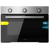 Cecotec 02824, Middenklasse, Elektrische oven, 56 liter, 2600 W, 56 liter, Stoomfunctie