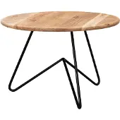 Wohnling Salontafel acaciahout 60 cm breed