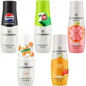 SodaStream Serie - Suikervrije Siroop Set - 7Up Zero - Orange-Mango - Grape - Pepsi Zero - Mirinda Zero
