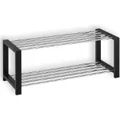 Idimex Schoenenrek ARINA met 2 planken, zwart
