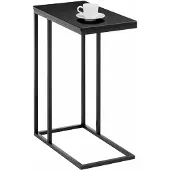 Idimex Bijzettafel DEBORA, rechthoekig, in het zwart