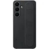 Samsung Coque en silicone avec lanière et fonction Stand Noir pour Galaxy S25 FE