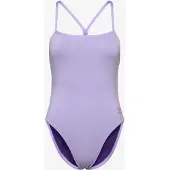 Speedo Female Solid V-back 2.0 Swimsuit Paars UK 34 Vrouw