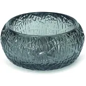 Luca Fontein opzetwastafel vetro rond 24x24x12 glas excl. Wastafelhouder smoke