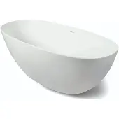 Luca Vrijstaand bad vasca baden 170x76x57 cm 380l glans wit