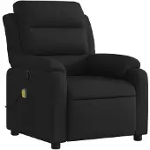 vidaXL Massagestoel met zwarte stof