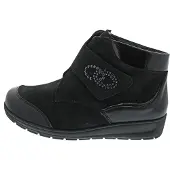Waldlaufer Boots 'Stiefel Damen 812815 304 001 Echtleder in schwarz' zwart