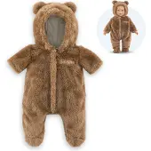 Corolle Bunting Brown Bear Onesie - 42cm