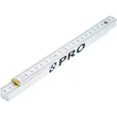 Pro - Meetlat - 1m - Hout - Met Hoekmeter