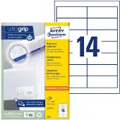 Avery Zweckform 3678 universele etiketten A4 97 x 37 mm wit (1400 etiketten)