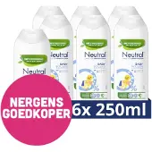 Neutral 6x Baby Shampoo Parfumvrij 250 Ml
