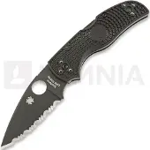 Spyderco Native 5 Lockback Blk Serrated