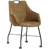 MX Sofa Eetkamerstoel Metric - Microvezel - Cognac - MxSofa