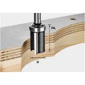 Festool 491028 HW S8 D19/NL25 Kantenfrees - 8" - 19,05mm - 25/62mm
