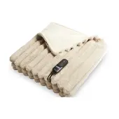 Duux Yentl Overblanket Stripped Rabbit Faux Fur (200 x 200) Beige