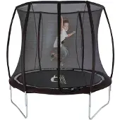 Alert Outdoor Trampoline Met Vangnet Zwart 244 Cm