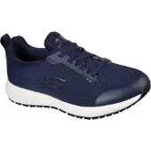 SKECHERS Dames Squad Slipbestendige Veterschoenen voor Veiligheid