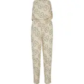 Urban Classics Jumpsuit beige / zwart