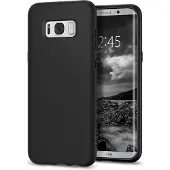 Spigen Liquid Crystal Samsung Galaxy S8 Plus Back Cover Zwart