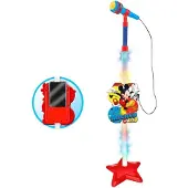 Mickey Mouse Microfoon - Met houder en versterker - Rood