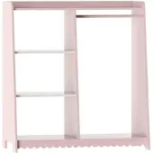 En.casa Kinderrek Vestnes 90x80x38 cm roze en wit []