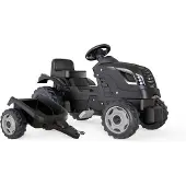 Smoby Farmer XL Black tractor + trailer