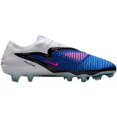 Nike Phantom 6 Low Pro Gras Voetbalschoenen (FG) Blauw Wit Felroze