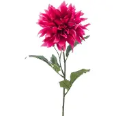 Emerald - Kunstbloem Dahlia fuchsia 60cm - Kunstplant voor binnen
