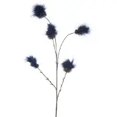 Emerald - Kunstbloem Pompom 84cm blauw - Kunstplant voor binnen