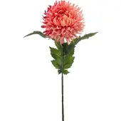 Emerald - Kunstbloem Chrysant koraal 57cm - Kunstplant voor binnen