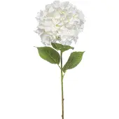 Emerald - Kunstbloem Hortensia XL wit 90cm - Kunstplant voor binnen