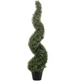 Emerald - Kunstplant Buxus spiraal UV 120cm - Kunstplant voor binnen