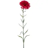 Emerald - Kunstbloem Anjer 67cm rood - Kunstplant voor binnen