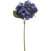 Emerald - Kunstbloem Hortensia 50cm donkerblauw - Kunstplant voor binnen