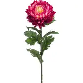 Emerald - Kunstbloem Chrysant 75cm fuchsia - Kunstplant voor binnen
