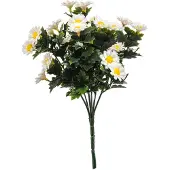Emerald - Kunstplant Madeliefje UV 28cm wit - Kunstplant voor binnen