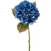 Emerald - Kunstbloem Hortensia steel 47cm blauw - Kunstplant voor binnen