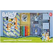 Undercover Bluey Creatief speelset Mega - 15-delige knutselset in blauw