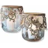Loberon Windlicht set van 2 Sundini
