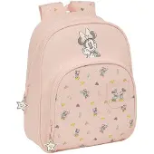Safta Minnie Mouse Baby Small 9.50l 32x43x14 Cm Backpack Beige Kinderen