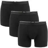 BOSS Boxershorts bruin / zwart / offwhite